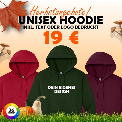 Hoodie bedrucken