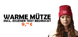 Mütze bedrucken