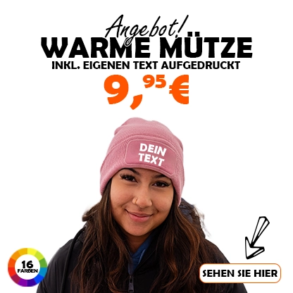 Mütze bedrucken