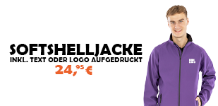 Softshelljacke bedrucken