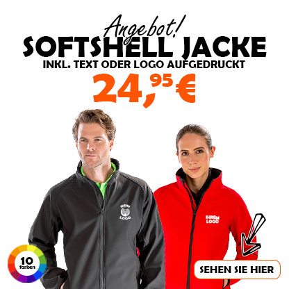 Softshell jacke bedrucken