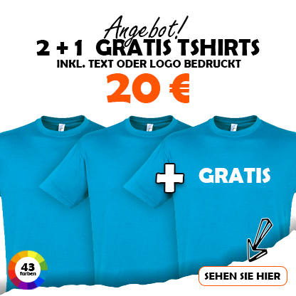 2+1 gratis Tshirts